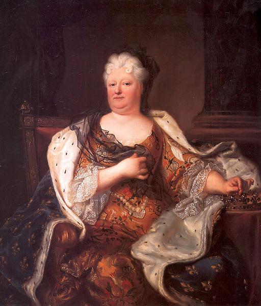 Hyacinthe Rigaud Portrait of Elisabeth Charlotte of the Palatinate (1652-1722), Duchess of Orleans Sweden oil painting art